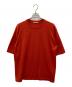 AURALEE（オーラリー）の古着「CASHMERE HARD TWIST KNIT TEE」｜レッド
