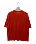 AURALEE (オーラリー) CASHMERE HARD TWIST KNIT TEE レッド サイズ:4：13000円