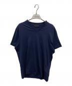 PRADAプラダ）の古着「VネックTシャツ」｜ネイビー
