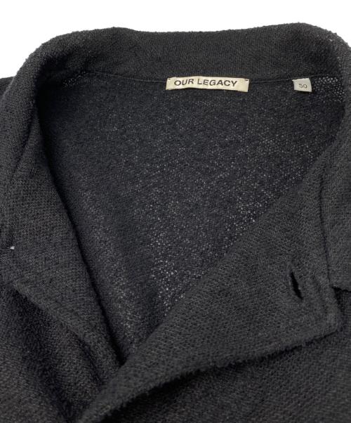 OUR LEGACY（アワーレガシー）OUR LEGACY (アワーレガシー) BOX SHIRT SHORTSLEEVE ブラック サイズ:50の古着・服飾アイテム