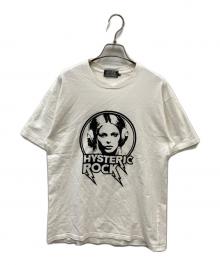 Hysteric Glamour（ヒステリックグラマー）の古着「”HYSTERY ROCK"TEE」｜ホワイト