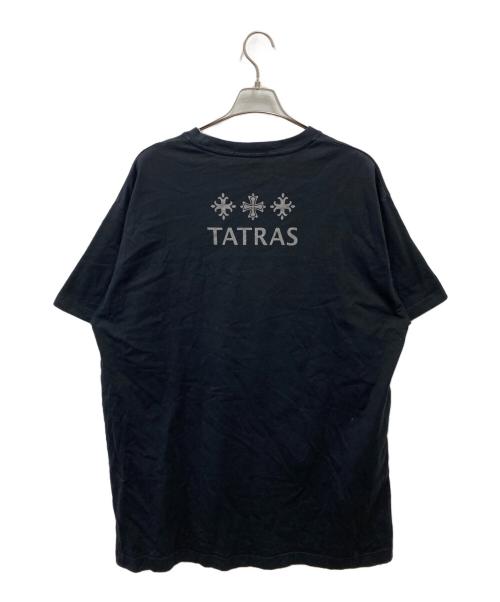 TATRAS（タトラス）TATRAS (タトラス) OCEANO ロゴプリント 半袖Tシャツ ブラック サイズ:Mの古着・服飾アイテム