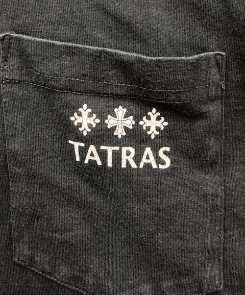 TATRAS（タトラス）TATRAS (タトラス) OCEANO ロゴプリント 半袖Tシャツ ブラック サイズ:Mの古着・服飾アイテム