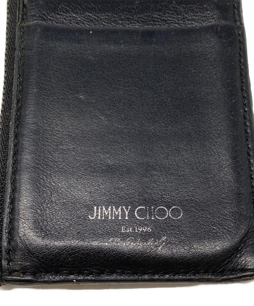JIMMY CHOO（ジミーチュウ）JIMMY CHOO (ジミーチュウ) スタッズコインケース ブラックの古着・服飾アイテム