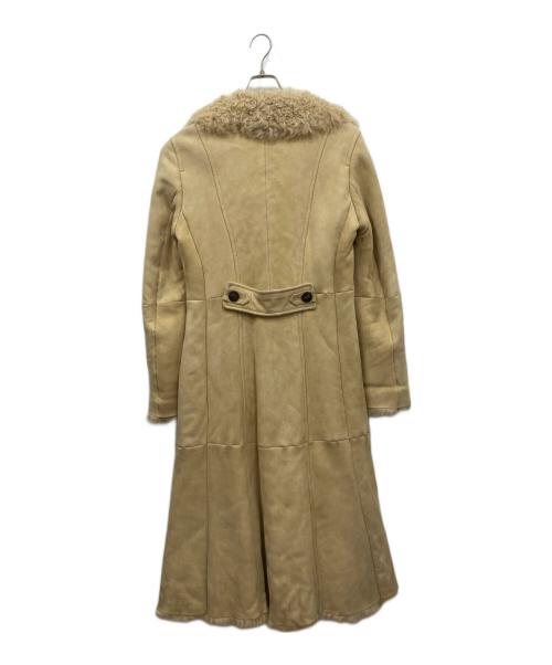 Max Mara WEEK END LINE（マックスマーラ ウイークエンドライン）Max Mara WEEK END LINE (マックスマーラ ウイークエンドライン) ムートンコート ベージュ サイズ:46の古着・服飾アイテム