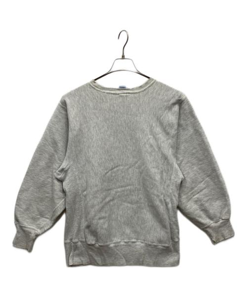 Champion REVERSE WEAVE（チャンピオン リバース ウィーブ）Champion REVERSE WEAVE (チャンピオン リバース ウィーブ) 90s 3段プリント スウェット グレー サイズ:Lの古着・服飾アイテム