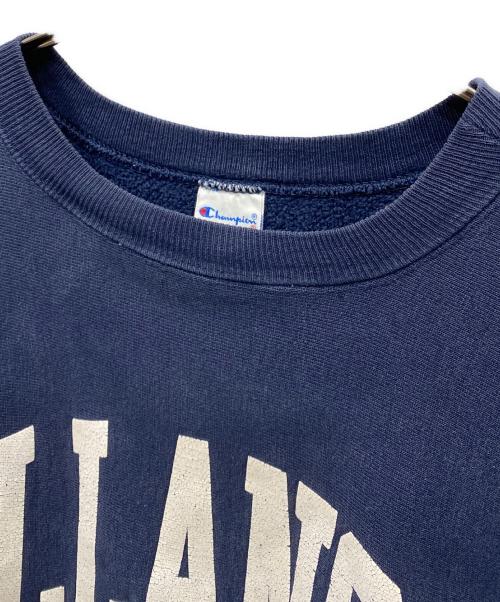 Champion REVERSE WEAVE（チャンピオン リバース ウィーブ）Champion REVERSE WEAVE (チャンピオン リバース ウィーブ) 90s カレッジロゴスウェット ネイビー サイズ:Lの古着・服飾アイテム