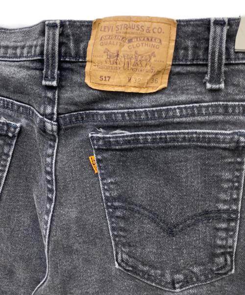 LEVI'S（リーバイス）LEVI'S (リーバイス) 517先染めブーツカットデニムパンツ ブラック サイズ:W32×L36の古着・服飾アイテム