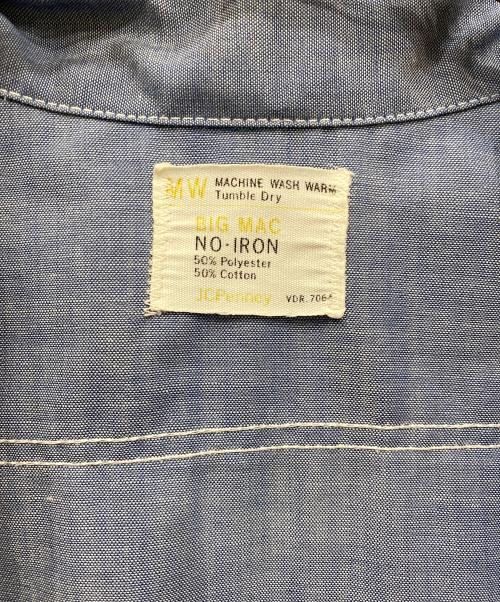 big mac（ビッグマック）BIG MAC (ビッグマック) 70'sシャンブレーシャツ インディゴ サイズ:不明の古着・服飾アイテム