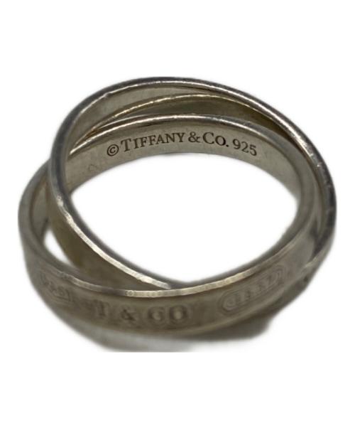 TIFFANY & Co.（ティファニー）TIFFANY & Co. (ティファニー) インターロッキングサークルリング（2連） シルバー サイズ:13号の古着・服飾アイテム
