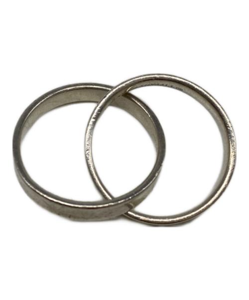 TIFFANY & Co.（ティファニー）TIFFANY & Co. (ティファニー) インターロッキングサークルリング（2連） シルバー サイズ:13号の古着・服飾アイテム