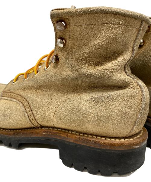 CHIPPEWA（チペワ）CHIPPEWA (チペワ) 70-80s レースアップブーツ ベージュ サイズ:6Mの古着・服飾アイテム