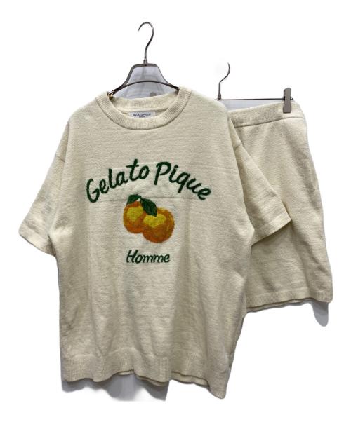 GELATO PIQUE HOMME（ジェラートピケ オム）GELATO PIQUE HOMME (ジェラートピケ オム) セットアップ ベージュ サイズ:Lの古着・服飾アイテム