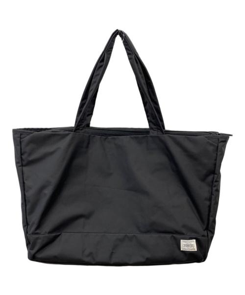 PORTER GIRL（ポーターガール）PORTER GIRL (ポーターガール) MOUSSE TOTE BAG ムース トートバッグ ブラックの古着・服飾アイテム