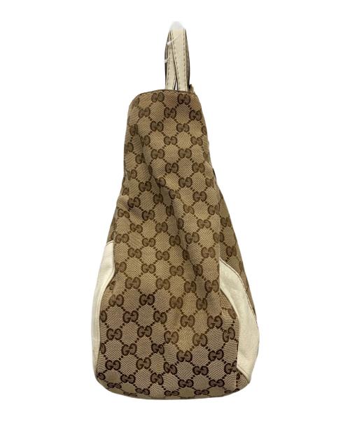 GUCCI（グッチ）GUCCI (グッチ) GGキャンバス ショルダーバッグ ベージュの古着・服飾アイテム