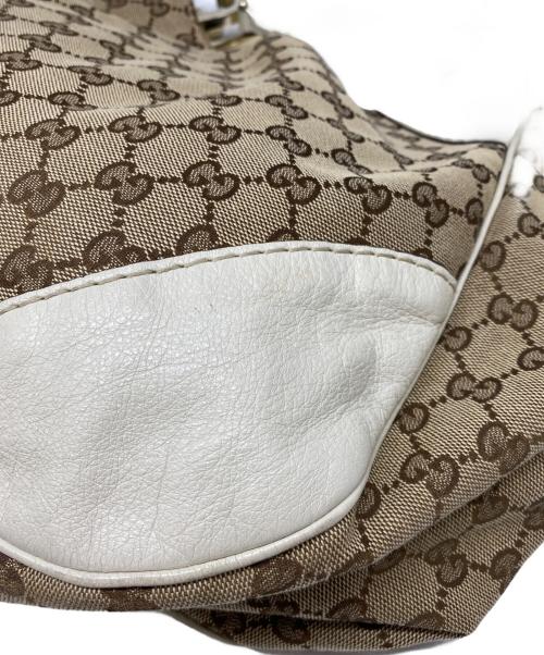 GUCCI（グッチ）GUCCI (グッチ) GGキャンバス ショルダーバッグ ベージュの古着・服飾アイテム