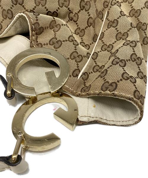 GUCCI（グッチ）GUCCI (グッチ) GGキャンバス ショルダーバッグ ベージュの古着・服飾アイテム