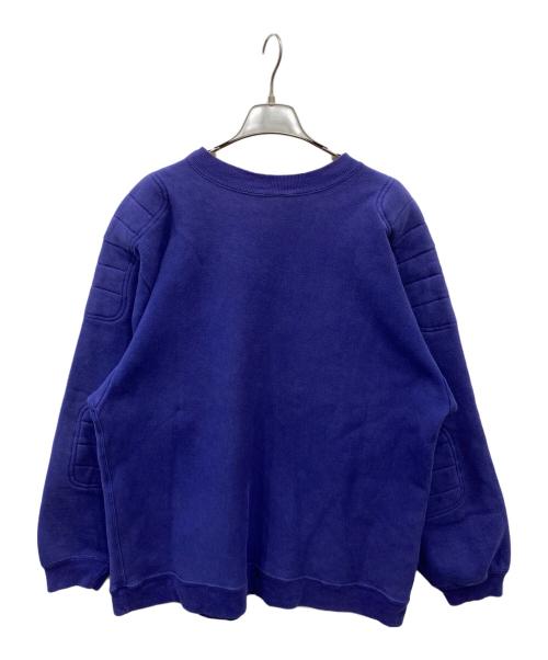 Champion REVERSE WEAVE（チャンピオン リバース ウィーブ）Champion REVERSE WEAVE (チャンピオン リバース ウィーブ) 90’sパッドクルーネックスウェット ネイビー サイズ:Lの古着・服飾アイテム