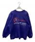 Champion REVERSE WEAVE（チャンピオン リバース ウィーブ）の古着「90’sパッドクルーネックスウェット」｜ネイビー