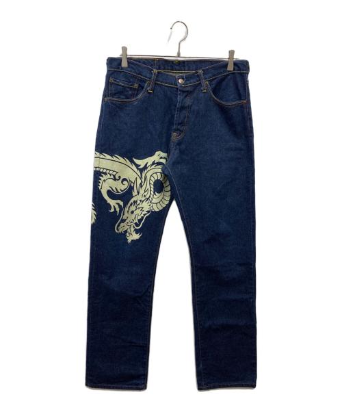 EVISU（エヴィス）EVISU (エヴィス) 神通0001デニムパンツ インディゴ サイズ:W34×L34の古着・服飾アイテム