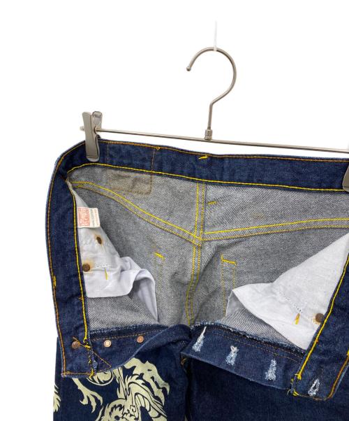 EVISU（エヴィス）EVISU (エヴィス) 神通0001デニムパンツ インディゴ サイズ:W34×L34の古着・服飾アイテム