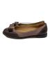 Salvatore Ferragamo (サルヴァトーレ フェラガモ) ヴァラ・リボンパンプス ブラウン×パープル サイズ:6：8000円