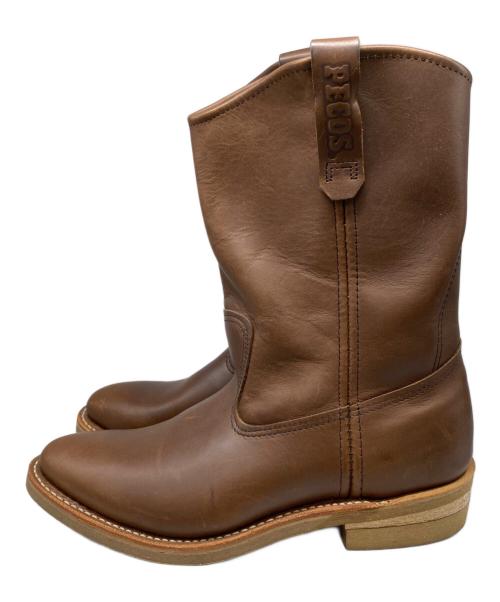 RED WING（レッドウィング）RED WING (レッドウィング) pecos boots ブラウン サイズ:27㎝の古着・服飾アイテム