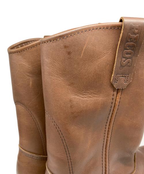 RED WING（レッドウィング）RED WING (レッドウィング) pecos boots ブラウン サイズ:27㎝の古着・服飾アイテム