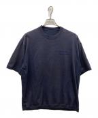 ENNOYエンノイ）の古着「Short Sleeve Hem Rib Tee」｜ネイビー