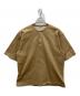 AURALEE（オーラリー）の古着「STAND UP HENLEY NECK TEE」｜ベージュ