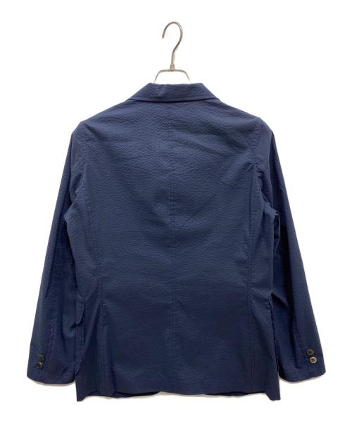 BEAMS PLUS（ビームスプラス）BEAMS PLUS (ビームスプラス) 3B Shirt Jacket COOLMAX (R) Seersucker ネイビー サイズ:Sの古着・服飾アイテム