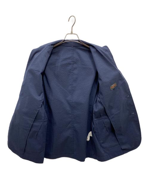 BEAMS PLUS（ビームスプラス）BEAMS PLUS (ビームスプラス) 3B Shirt Jacket COOLMAX (R) Seersucker ネイビー サイズ:Sの古着・服飾アイテム