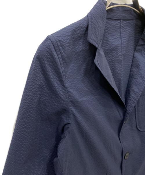 BEAMS PLUS（ビームスプラス）BEAMS PLUS (ビームスプラス) 3B Shirt Jacket COOLMAX (R) Seersucker ネイビー サイズ:Sの古着・服飾アイテム
