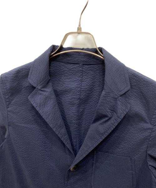 BEAMS PLUS（ビームスプラス）BEAMS PLUS (ビームスプラス) 3B Shirt Jacket COOLMAX (R) Seersucker ネイビー サイズ:Sの古着・服飾アイテム