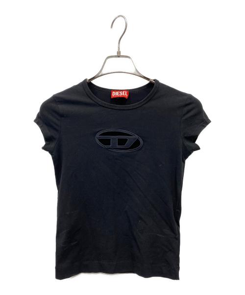 DIESEL（ディーゼル）DIESEL (ディーゼル) 半袖カットソー ブラック サイズ:XSの古着・服飾アイテム