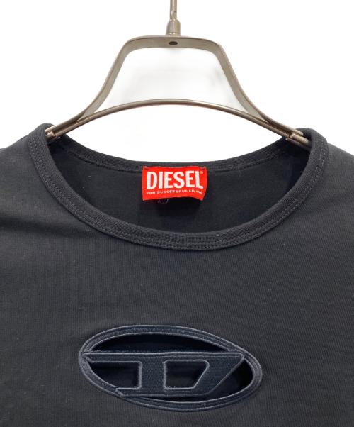DIESEL（ディーゼル）DIESEL (ディーゼル) 半袖カットソー ブラック サイズ:XSの古着・服飾アイテム