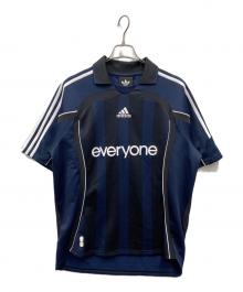 adidas×everyone（アディダス×エブリワン）の古着「ゲームシャツ」｜ネイビー