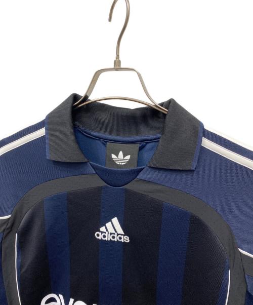 adidas（アディダス）adidas (アディダス) everyone (エブリワン) ゲームシャツ ネイビー サイズ:Mの古着・服飾アイテム