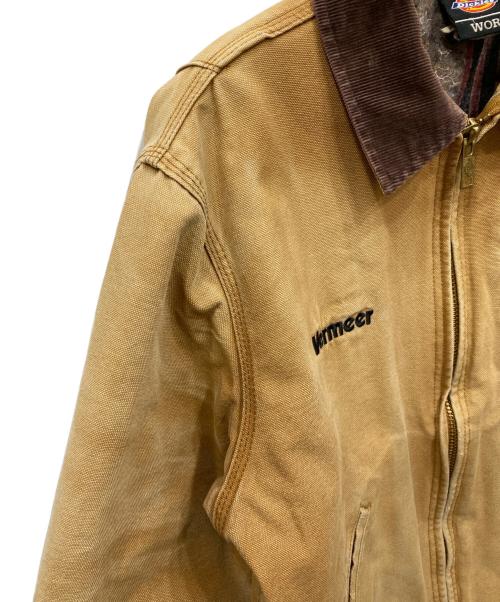 Dickies（ディッキーズ）Dickies (ディッキーズ) 裏地ブランケットデトロイトジャケット ブラウン サイズ:不明の古着・服飾アイテム