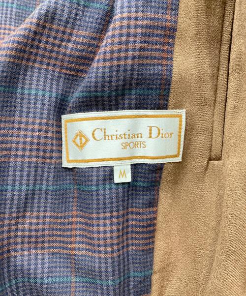 Christian Dior Sports（クリスチャン ディオールスポーツ）Christian Dior Sports (クリスチャン ディオールスポーツ) メルトンジップアップジャケット ブラウン サイズ:Mの古着・服飾アイテム