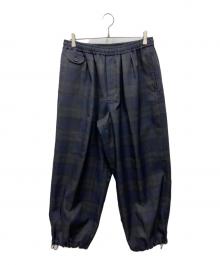 DAIWA PIER39（ダイワ ピア39）の古着「TECH WIDE EASY 2P TROUSERS PLAIDS」｜ブラック