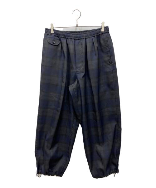 DAIWA PIER39（ダイワ ピア39）DAIWA PIER39 (ダイワ ピア39) TECH WIDE EASY 2P TROUSERS PLAIDS ブラック サイズ:Sの古着・服飾アイテム