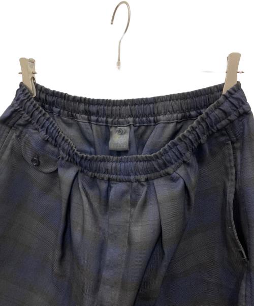 DAIWA PIER39（ダイワ ピア39）DAIWA PIER39 (ダイワ ピア39) TECH WIDE EASY 2P TROUSERS PLAIDS ブラック サイズ:Sの古着・服飾アイテム