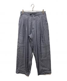 stein（シュタイン）の古着「CUPRO WIDE EASY TROUSERS」｜グレー