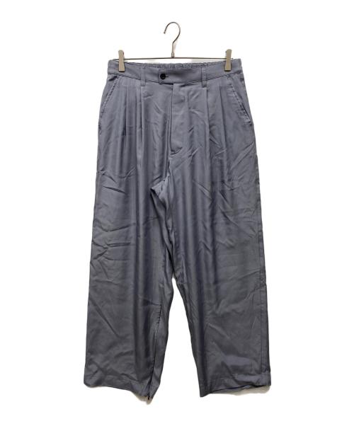 stein（シュタイン）stein (シュタイン) CUPRO WIDE EASY TROUSERS グレー サイズ:Sの古着・服飾アイテム