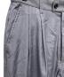 中古・古着 stein (シュタイン) CUPRO WIDE EASY TROUSERS グレー サイズ:S：15000円
