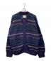 stein（シュタイン）の古着「SILK MOHAIR FAIR ISLE KNIT CARDIGAN」｜ネイビー