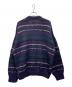 stein (シュタイン) SILK MOHAIR FAIR ISLE KNIT CARDIGAN ネイビー サイズ:M：19000円