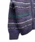 中古・古着 stein (シュタイン) SILK MOHAIR FAIR ISLE KNIT CARDIGAN ネイビー サイズ:M：19000円