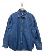goldゴールド）の古着「10oz. DENIM BIG SHIRT デニムビッグシャツ」｜インディゴ